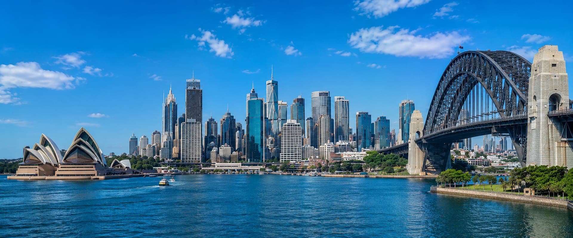 Sydney Harbour Bridge und Opera House